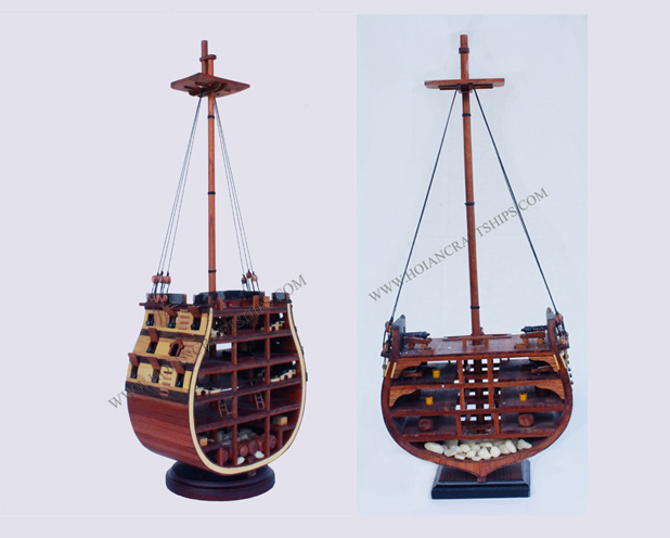 Half hull ship model